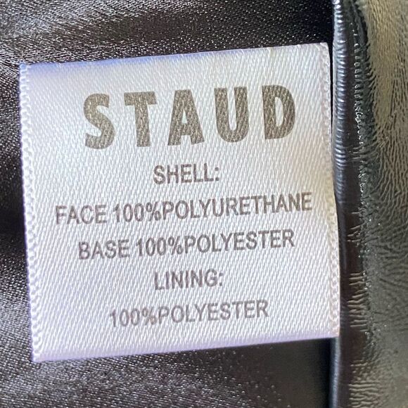 NWT Staud Tracing Mini Black Dress Strapless Size 10 - Picture 10 of 12